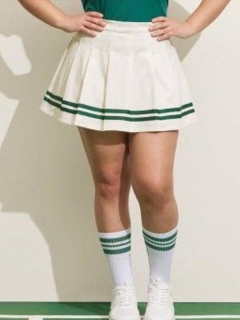 PRINCE PICKLEBALL Textured Cotton Pleated Activewear Mini Skirt Size XXL